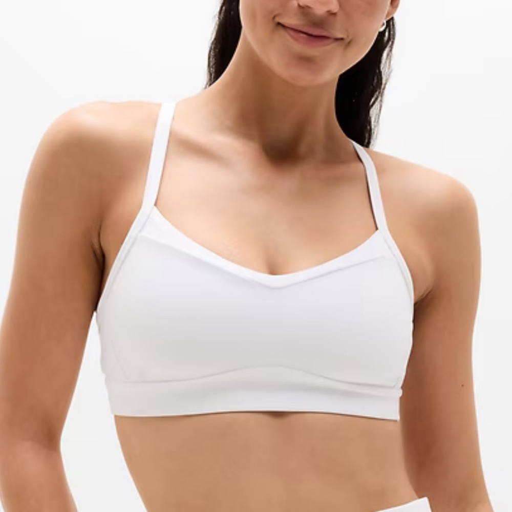 Athleta white Vital Sports Bra